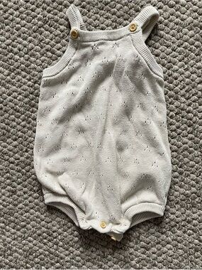 Little Planet Knit Bodysuit 18M